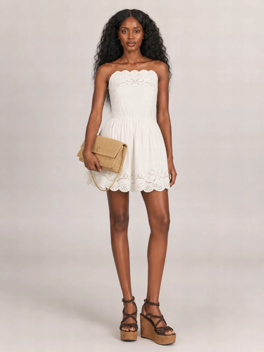 Tory Burch Na Raffia Clutch Bag