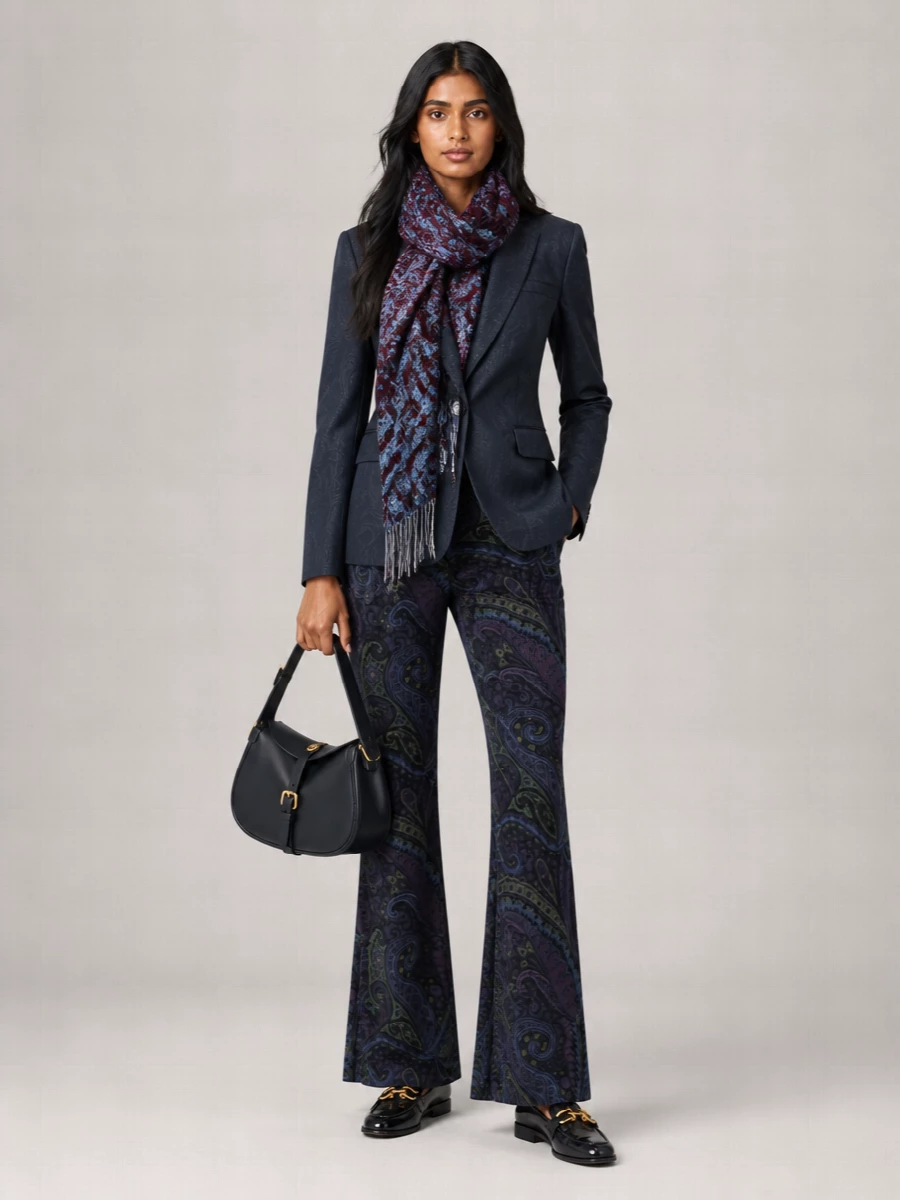 Etro Small Leather Crossbody Bag