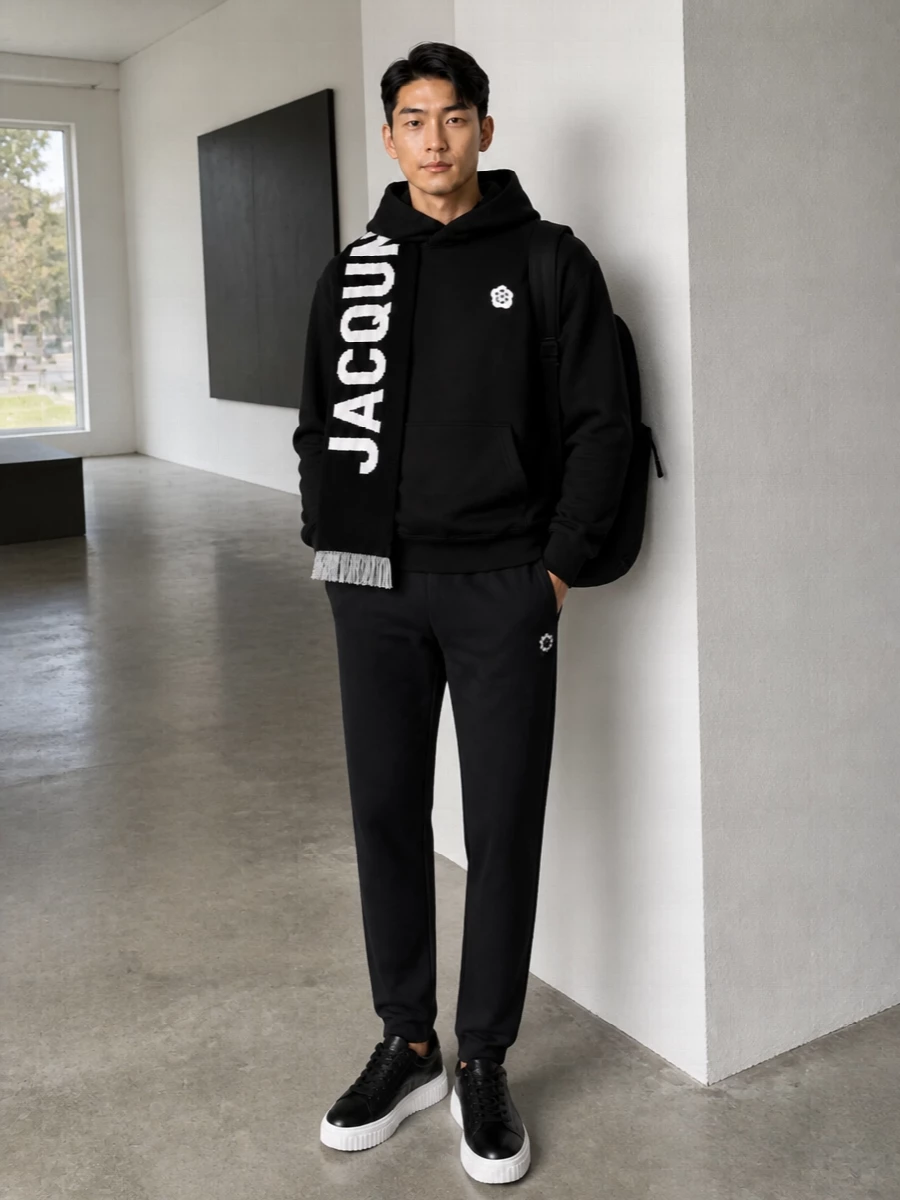 Kenzo hoodie track pants hogan sneakers