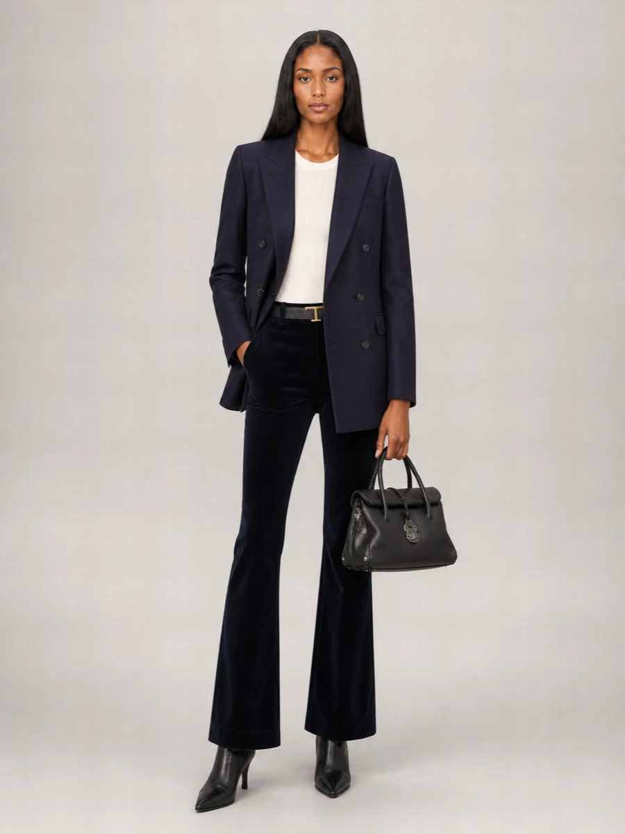 Pt Torino Corduroy Flared Trousers