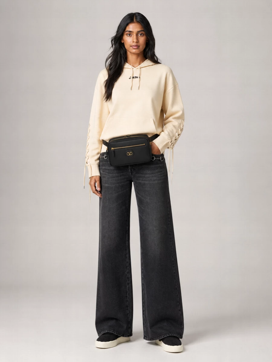 Valentino Garavani Antibes Leather Belt Bag