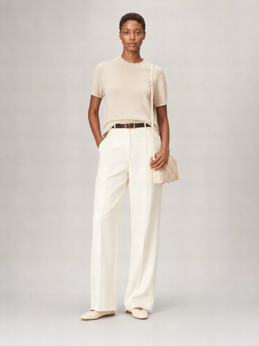 Bottega Veneta Leather Intrecciato Belt