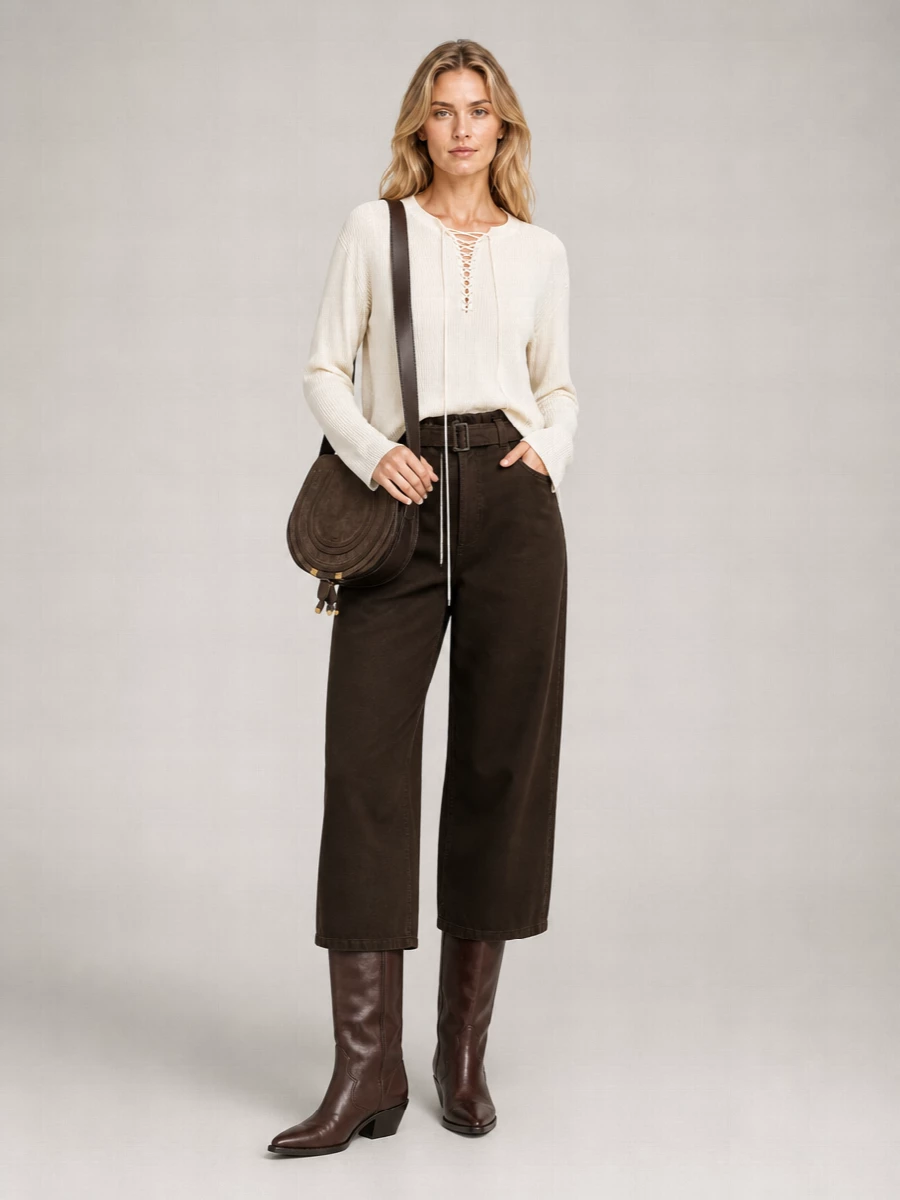 Chloé Marcie Leather Shoulder Bag
