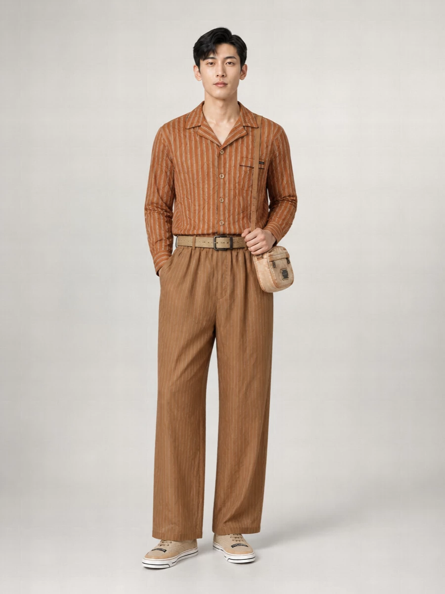 Dolce&Gabbana Striped Chino Shorts
