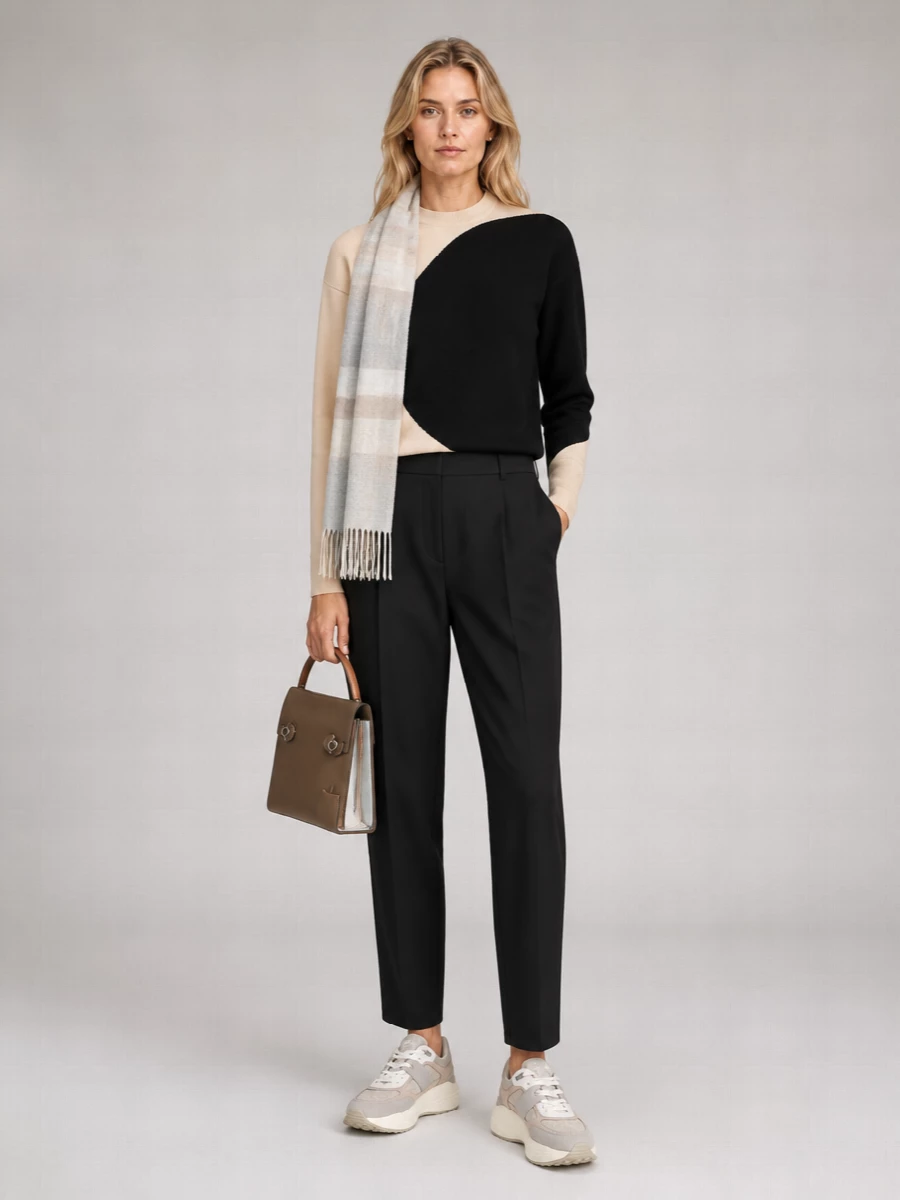 Tory Burch Ribbed Crewneck Jumper