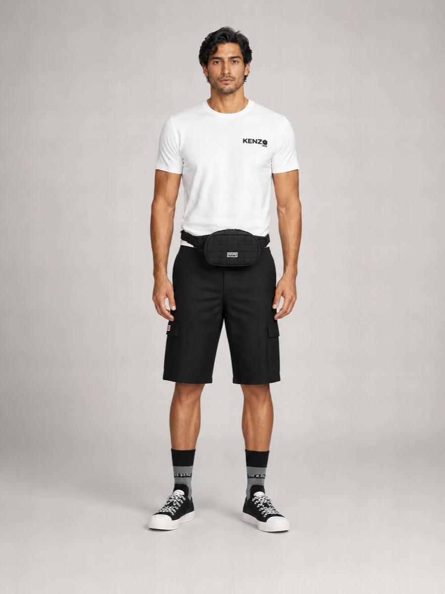 Kenzo Cotton Cargo Shorts