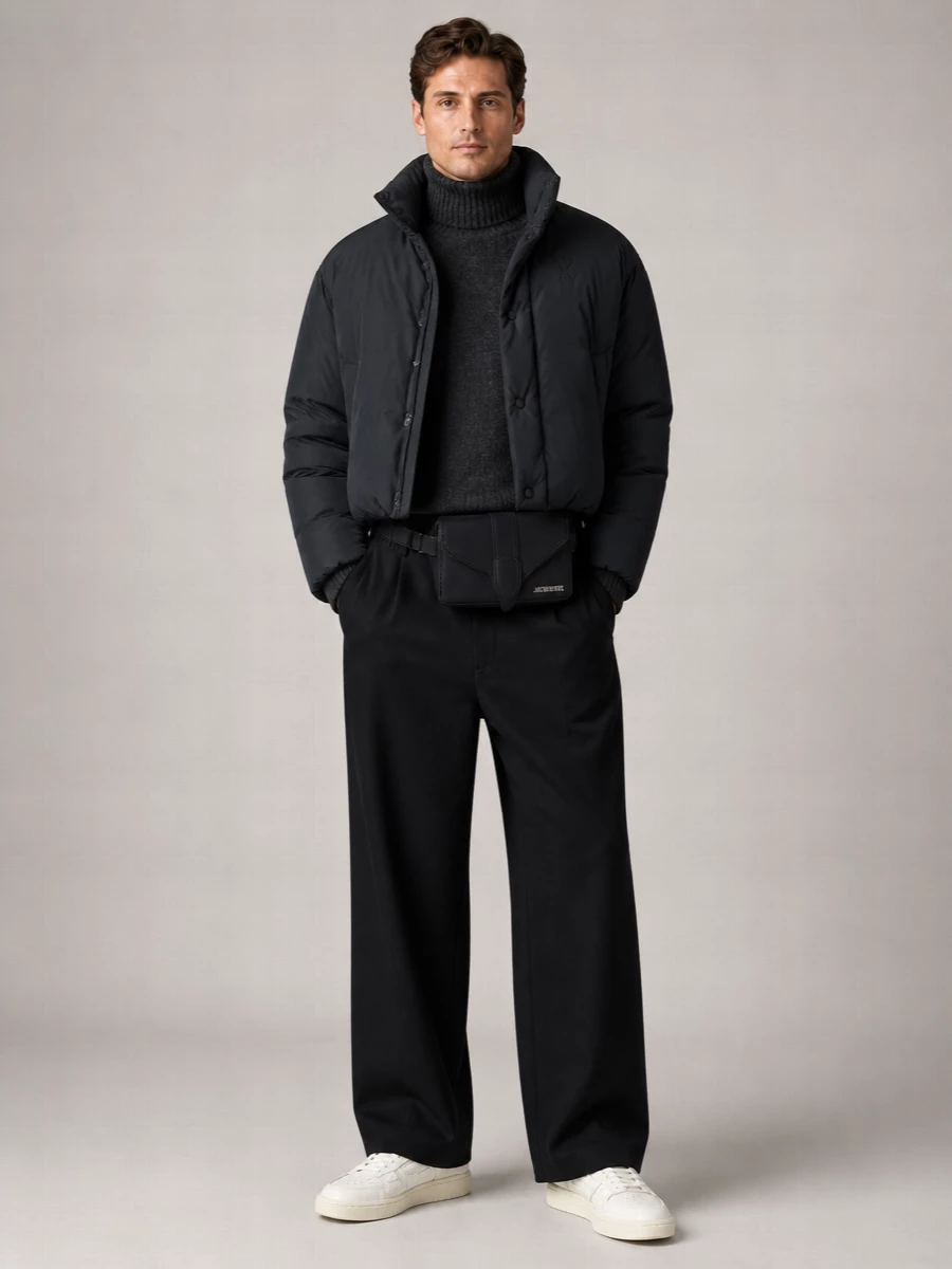 Ami Paris Down Puffer Jacket