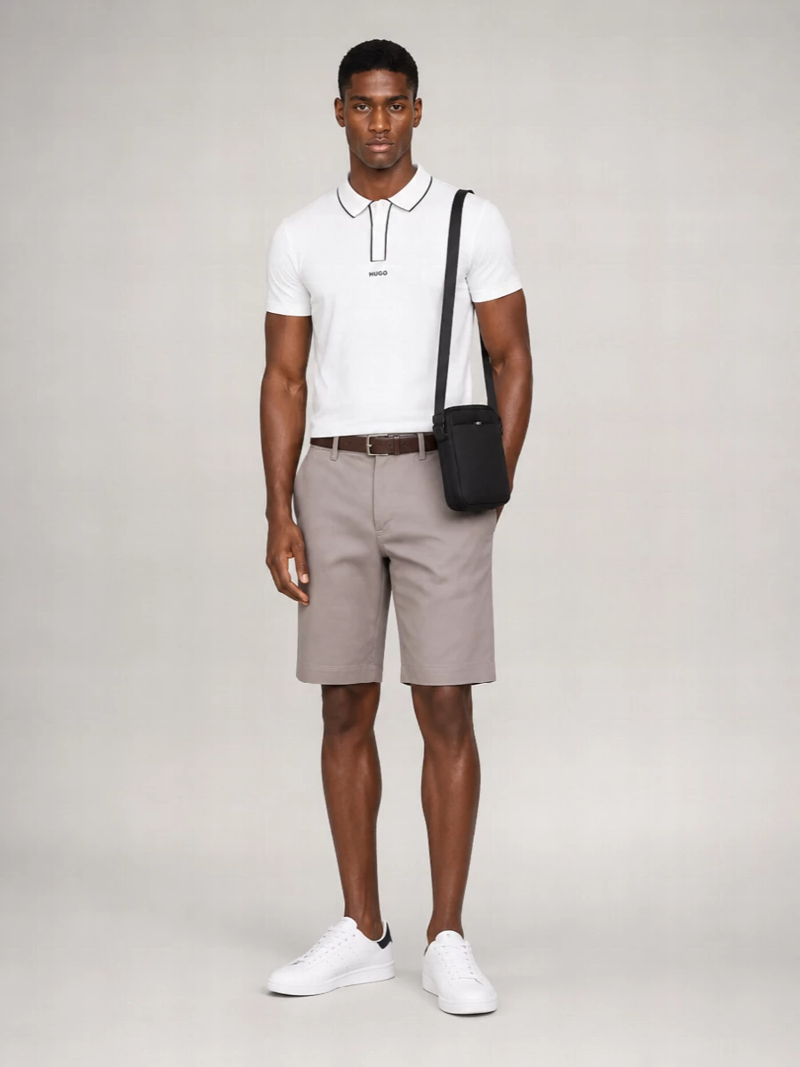 Boss Cotton Short-Sleeve Polo Shirt