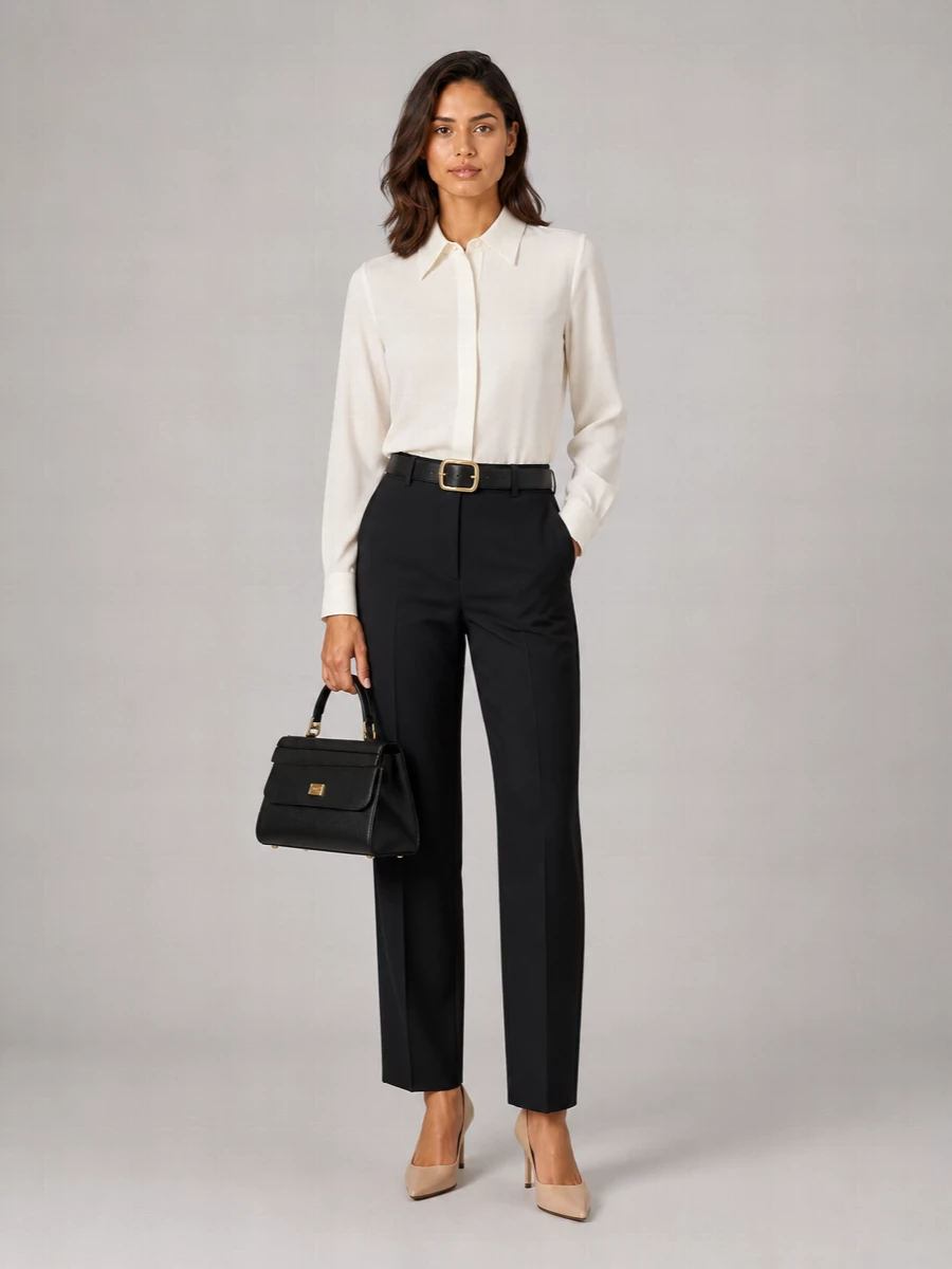 Dolce&Gabbana Silk Long-Sleeve Shirt