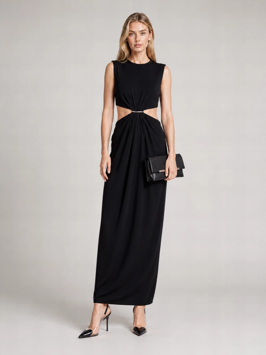 Alaïa Leather Patent Slingback Pumps