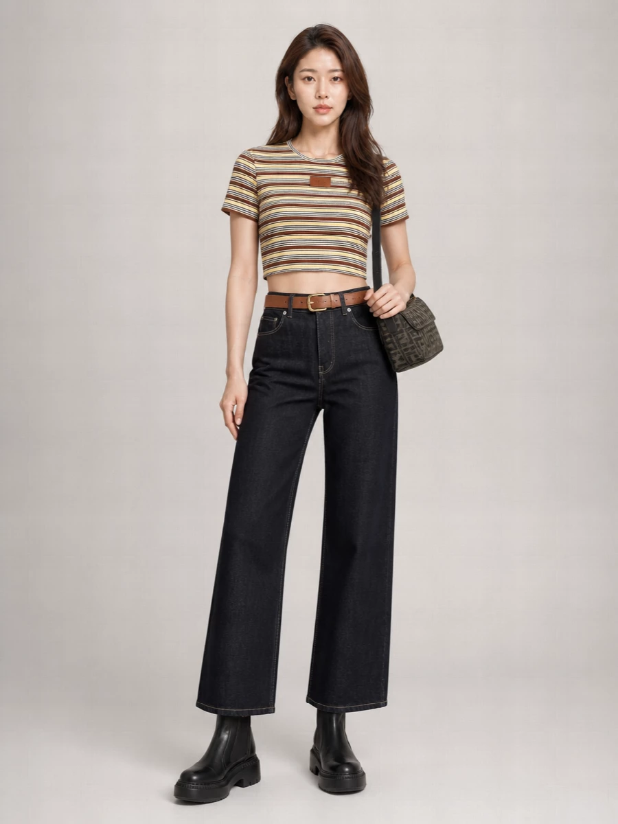 Fendi Mini Jacquard Shoulder Bag