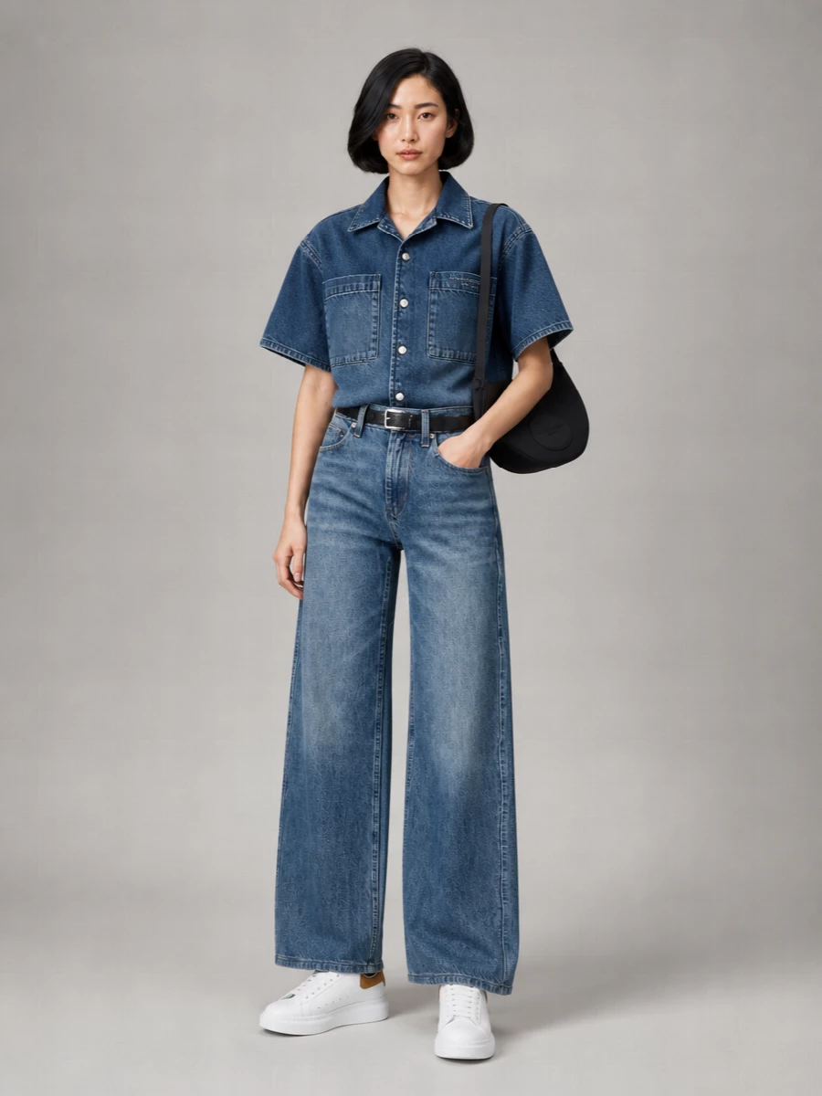 Alexander Wang Denim Shirt Dress