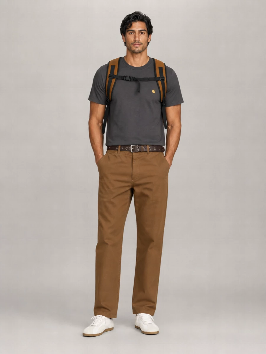 Carhartt Wip Organic Cotton Straight-Leg Trousers