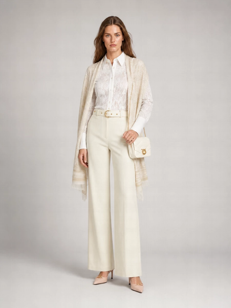 Pinko Lace Long-Sleeve Shirt