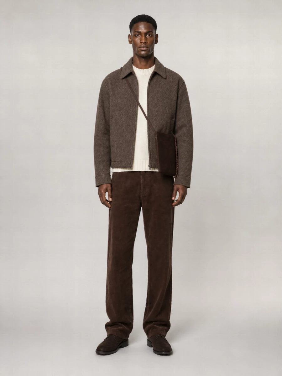 Dunst cashmere single breasted coat