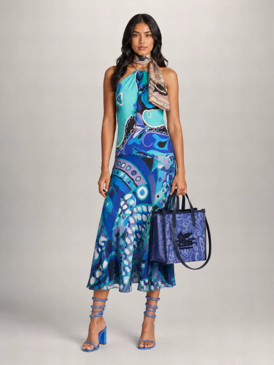 Rene Caovilla Silk Sandals