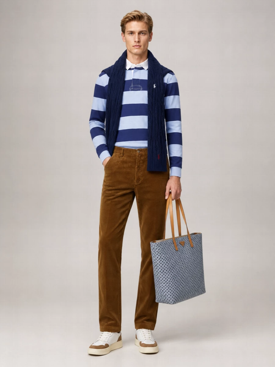 Polo Ralph Lauren Striped Long Sleeve Polo Shirt