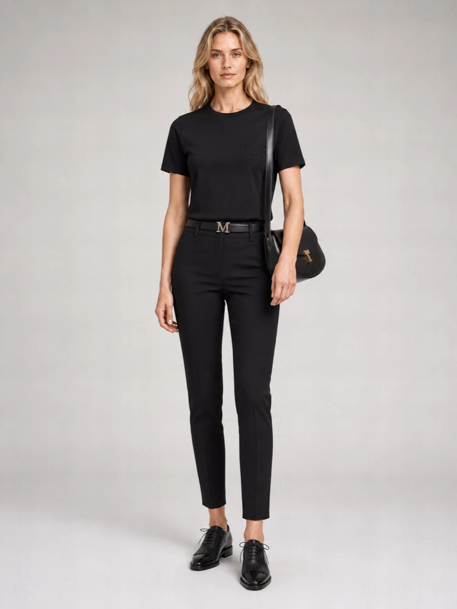Max Mara Cotton Logo T-Shirt