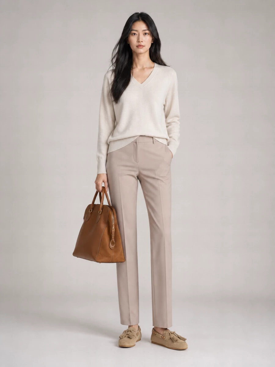 Maison Margiela 5Ac Soft Medium Leather Tote Bag