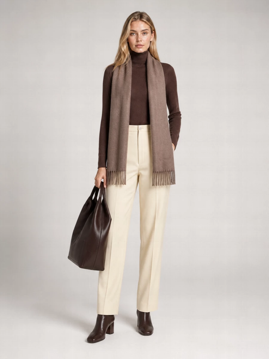 Maison Margiela Wool Silk Turtleneck Sweater