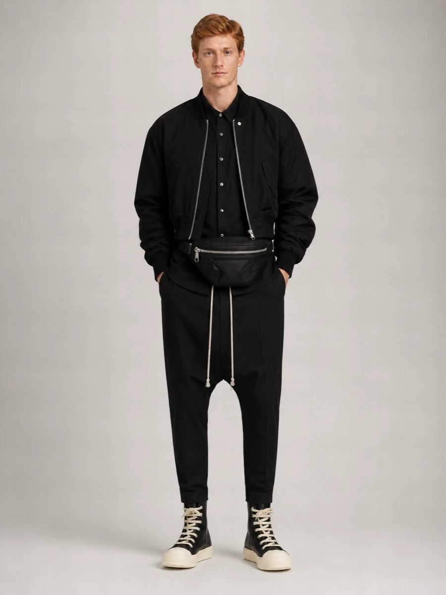 Rick Owens Oversized Bomber Jacket