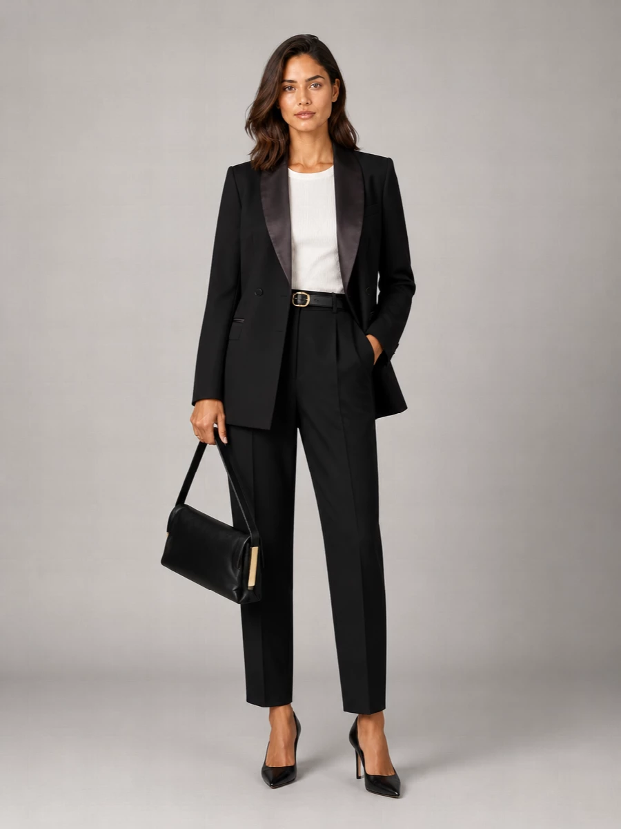 Alysi virgin wool double-breasted blazer