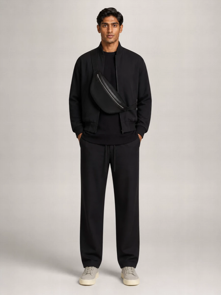 Fear Of God Virgin Wool Relaxed-Fit High-Neck Bomber Jacket