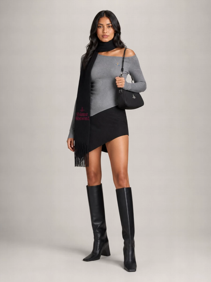 Coperni Leather Knee-High Ankle Boots