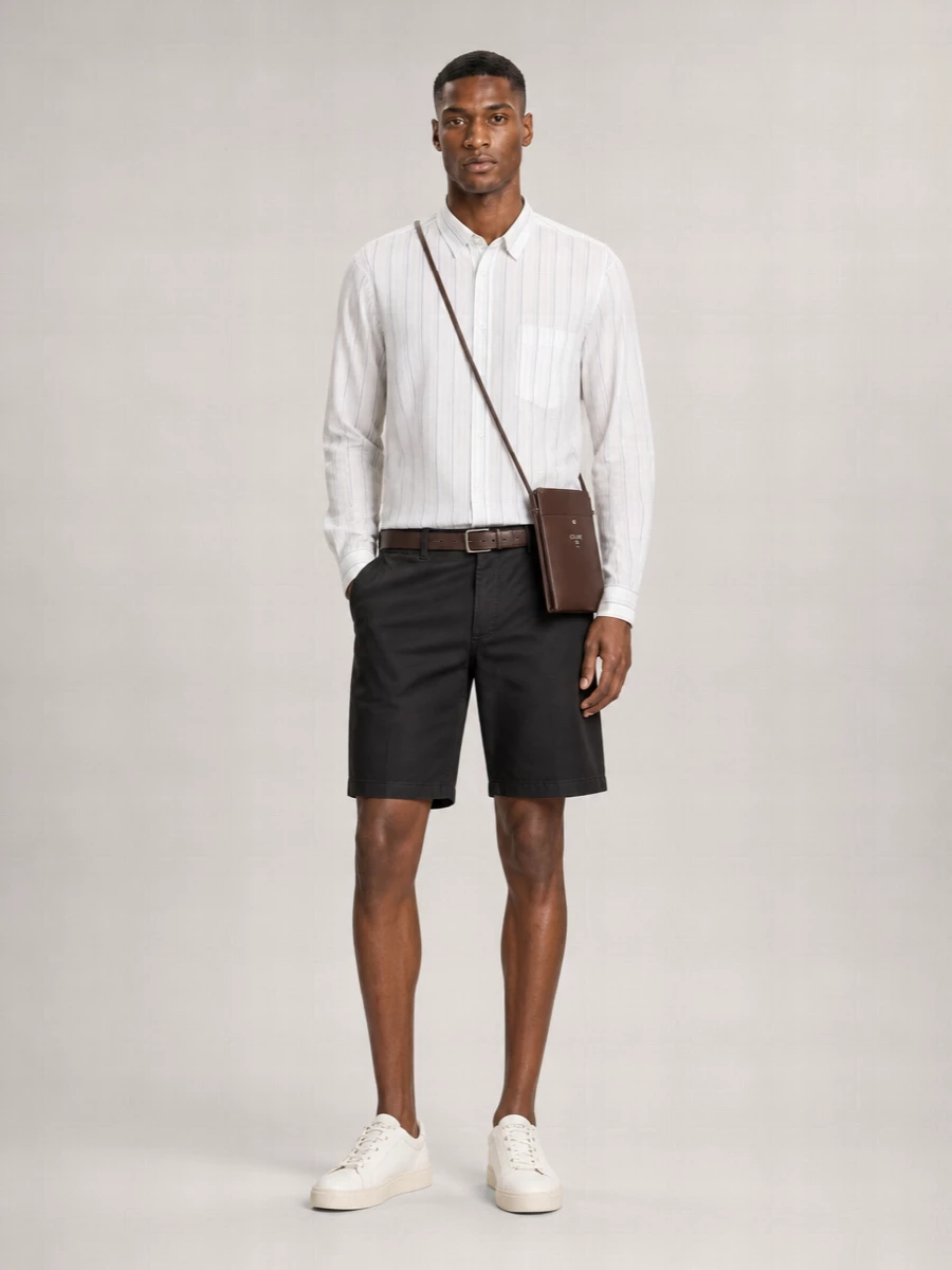 Comme Des Garçons Nylon Chino Shorts