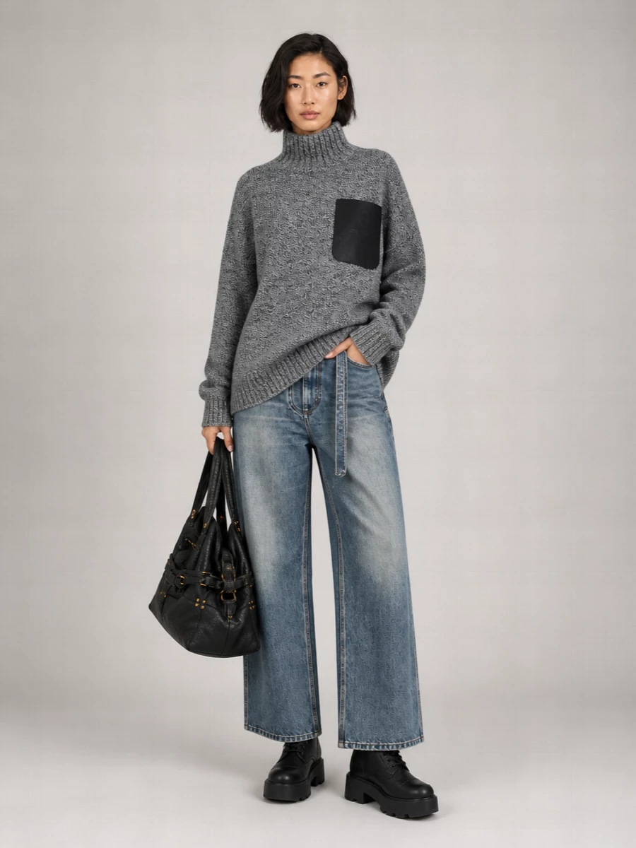 Tory Burch Leather Lace-Up Ankle Boots