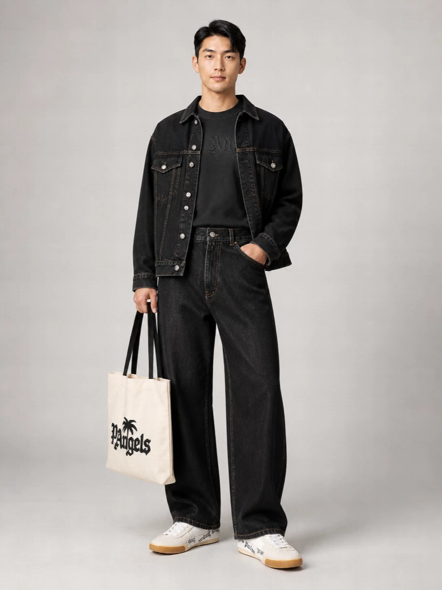 Palm Angels Cotton Canvas Tote Bag