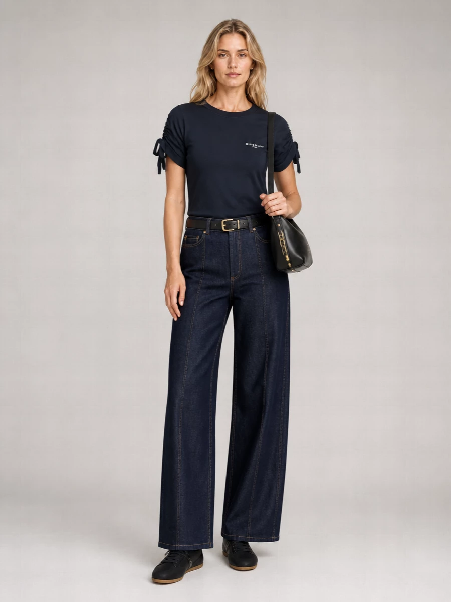 Givenchy Cotton Bow-Detail Short-Sleeve T-Shirt