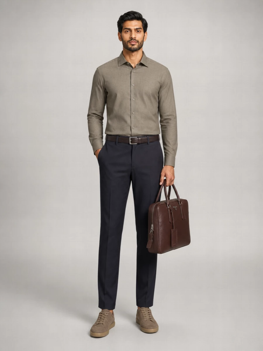 Zegna Cashmere Cotton Shirt