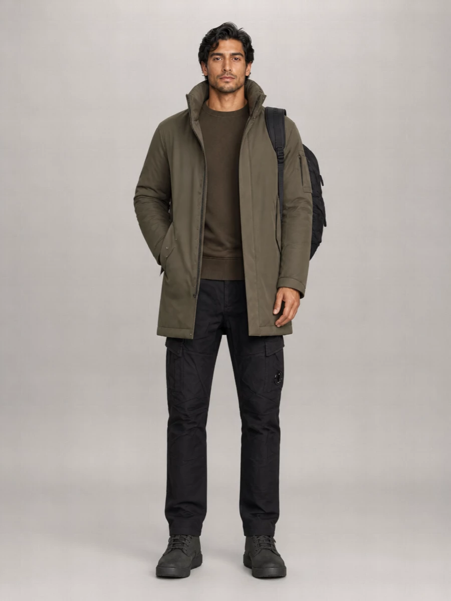 C.p. Company Padded Long Parka