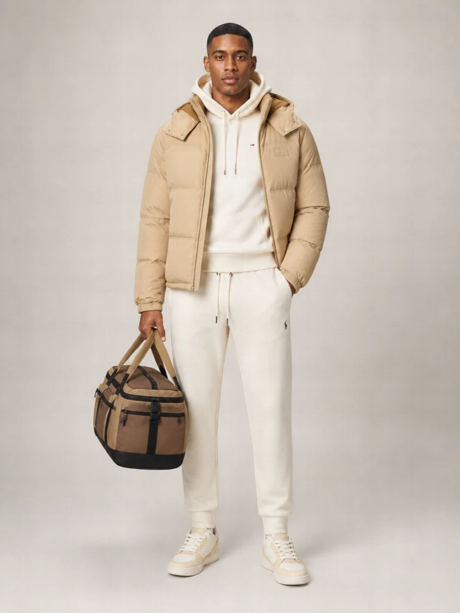 Tommy Hilfiger Leather Lace-Up Sneakers