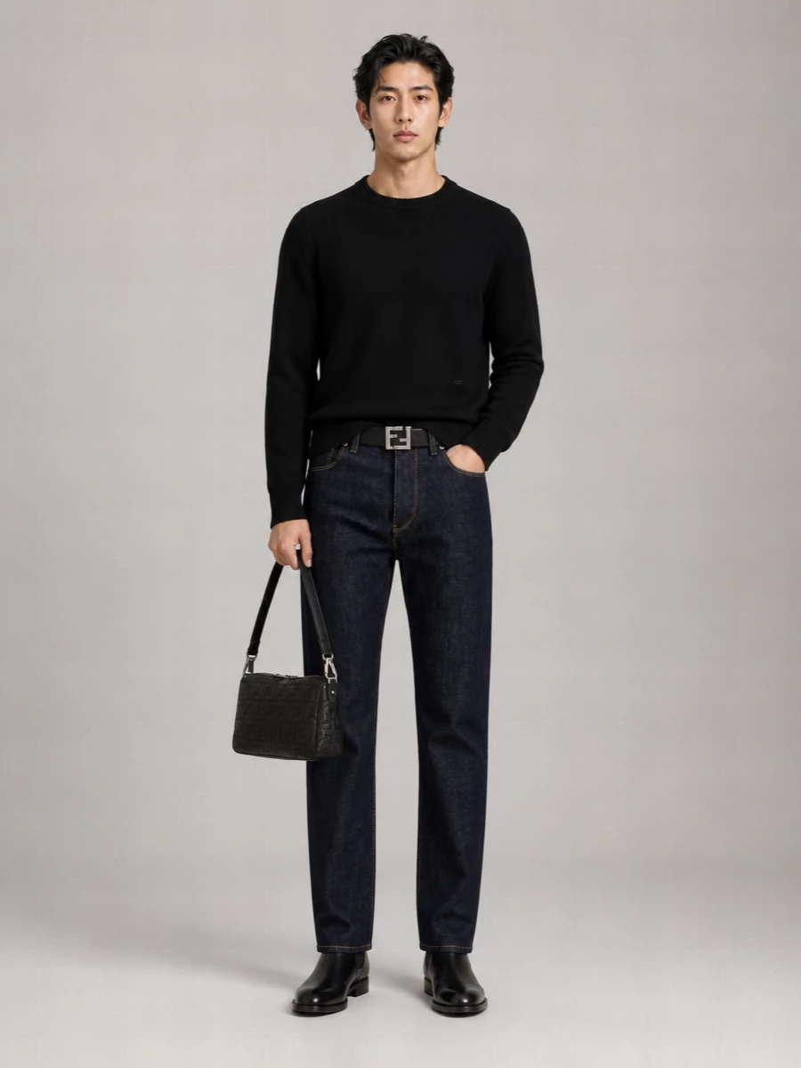 Fendi Slim-Fit Denim Jeans