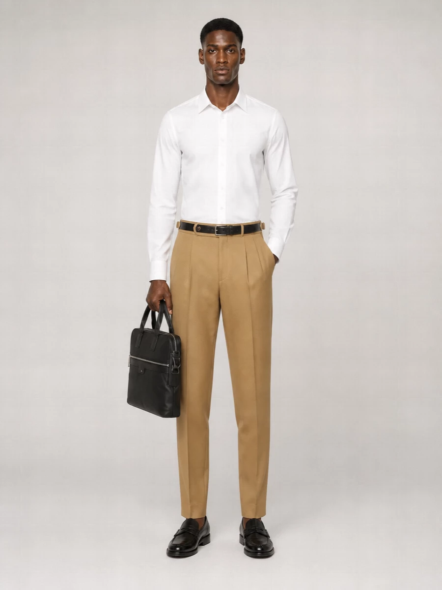 Boss Straight-Leg Tailored Trousers