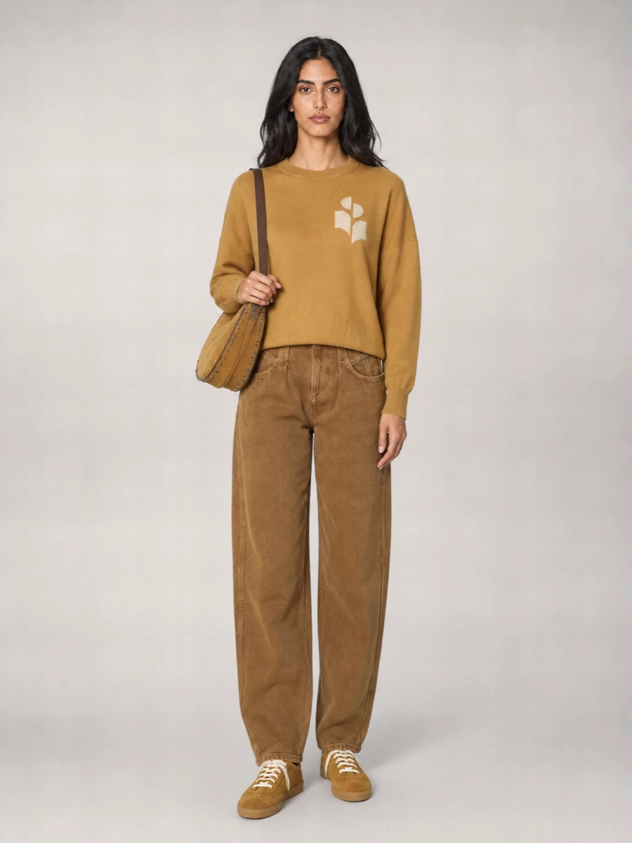 Isabel Marant Oskan Moon Suede Shoulder Bag