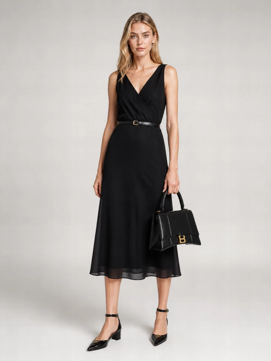 Prada Saffiano Leather Belt