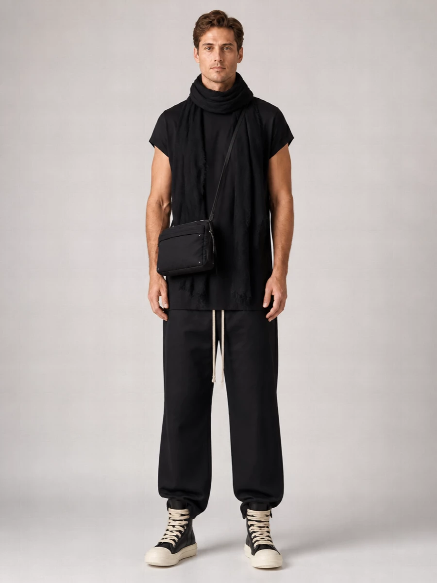 Rick Owens Cotton Oversized Short-Sleeve T-Shirt