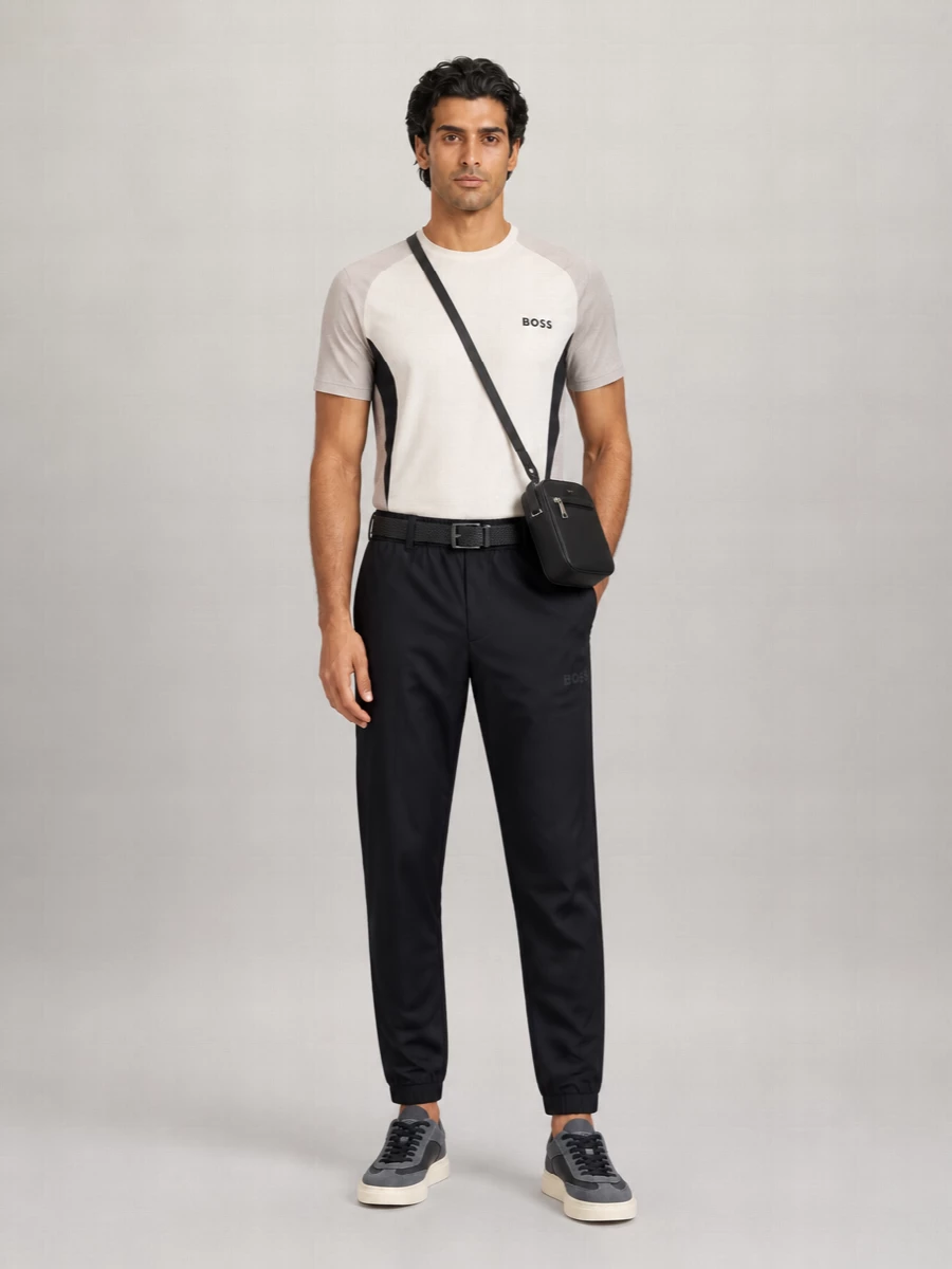 Boss Jersey Mesh Short-Sleeve T-Shirt