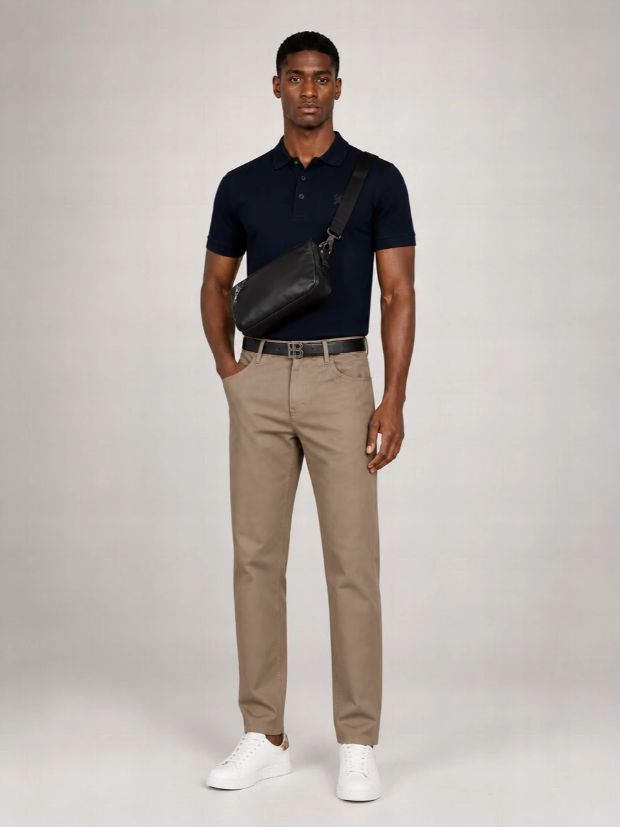 Burberry Cotton Piqué Slim-Fit Short-Sleeve Polo Shirt