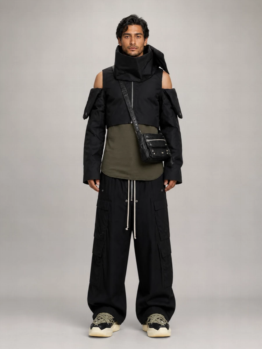 Rick Owens Convertible Bomber Jacket