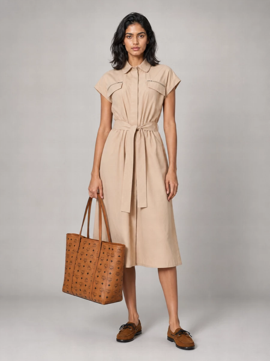 Mcm Toni Medium Printed Tote Bag