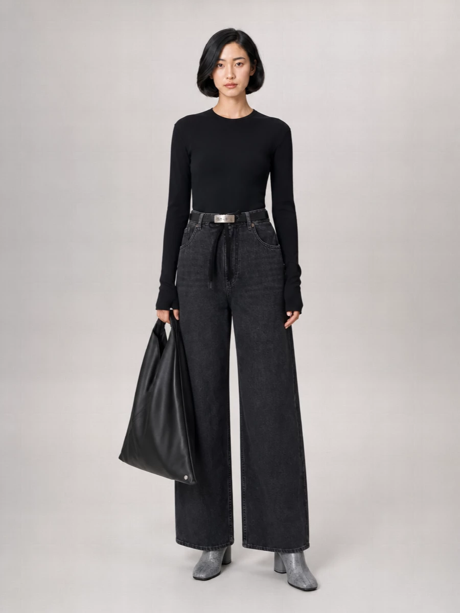 Mm6 Maison Margiela Denim Low-Rise Straight-Leg Jeans