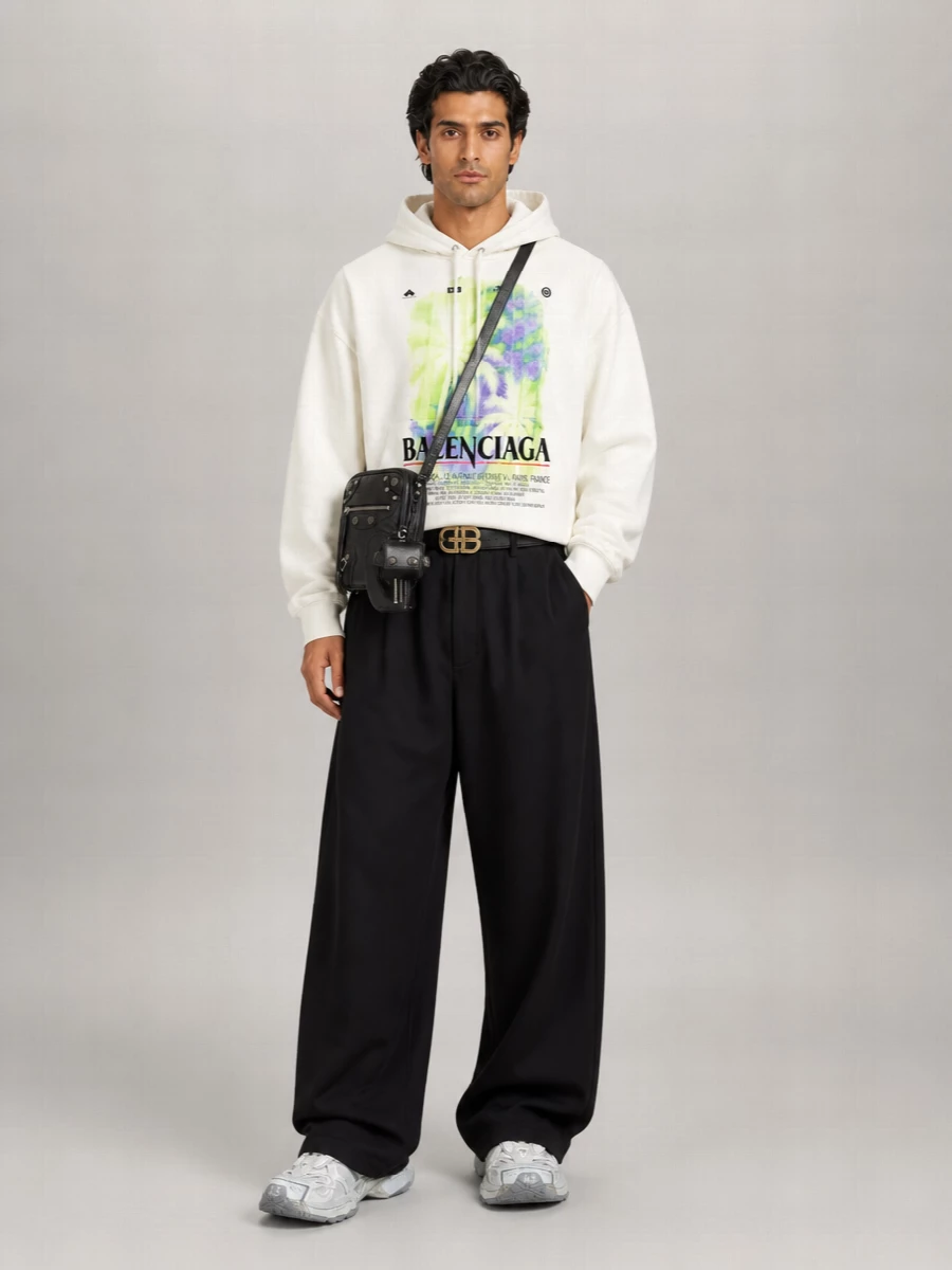 Balenciaga Cotton Oversized Sweatshirt