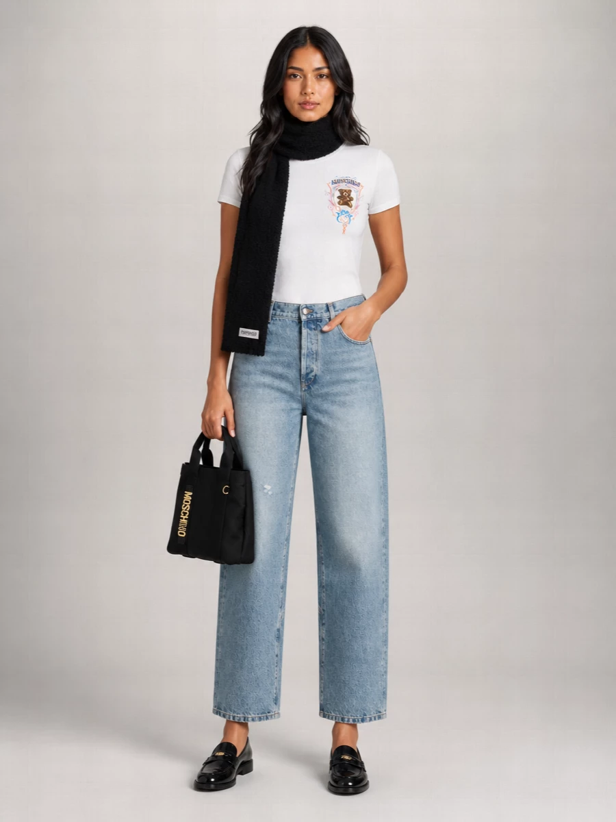 Moschino Leather Berlin Loafers