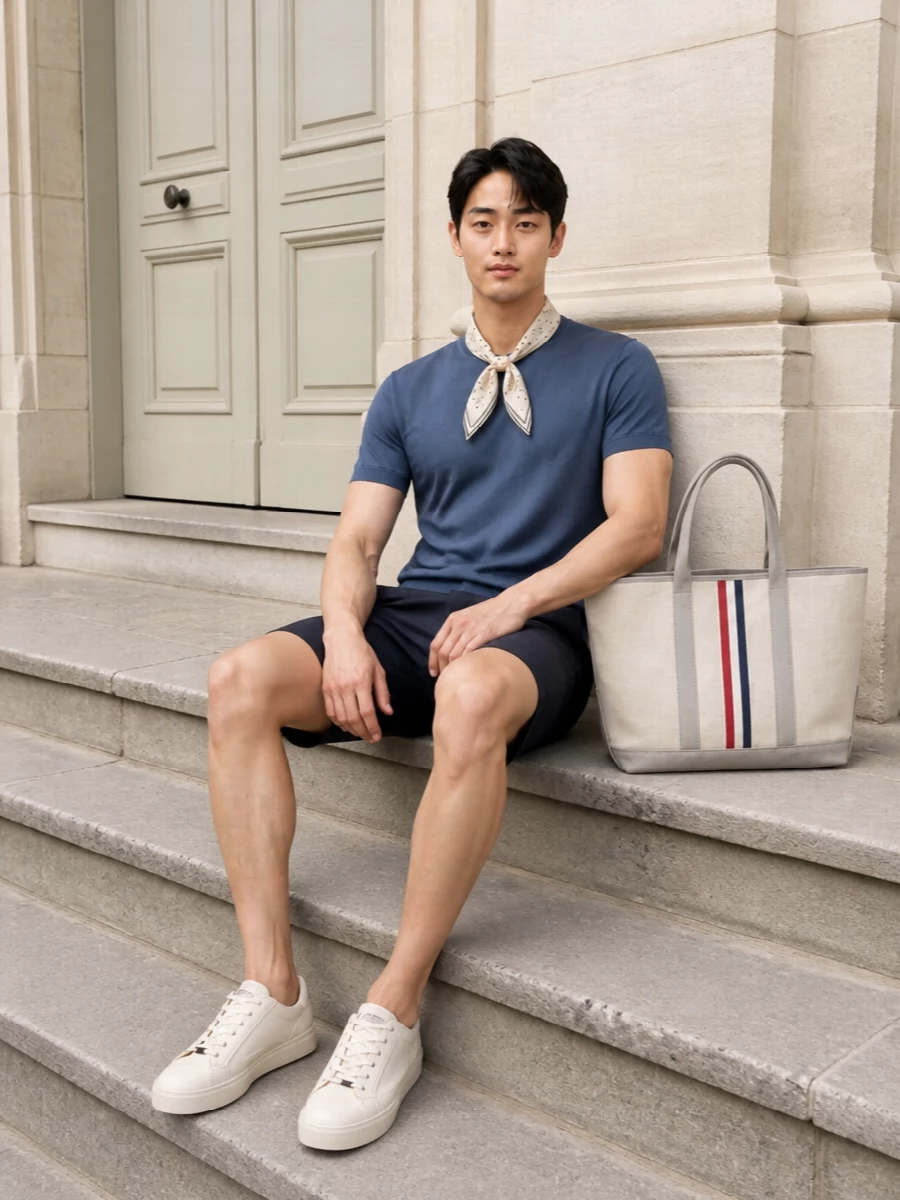 Drumohr tee lardini shorts tods sneakers