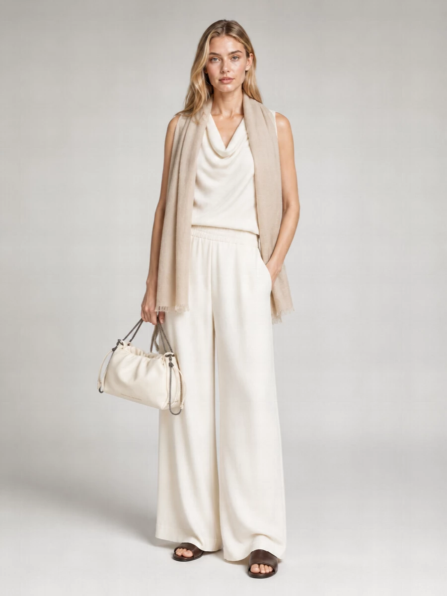 Brunello Cucinelli Cotton Loose Track Trousers