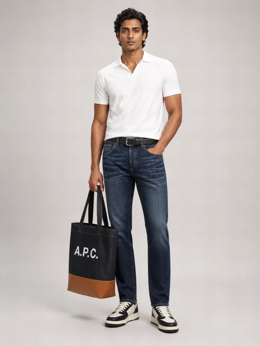 Dondup Denim Straight-Leg Trousers